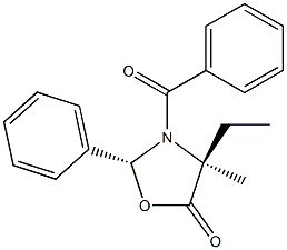 (2R,4S)-3-BENZOYL-4-ETHYL-4-METHYL-2-PHENYLOXAZOLIDIN-5-ONE
