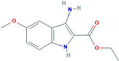 3-Amino-5-methoxy-1H-indole-2-carboxylic acidethyl ester
