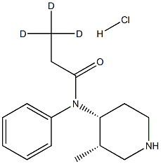 cis-N-(3-Methyl-4-piperidinyl)-N-phenylpropanaMide-d3 Hydrochloride Salt