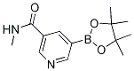 n-甲基-5-(4,4,5,5-四甲基-1,3,2-二氧硼杂环戊烷-2-基)nicotinamide