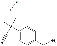2-(4-(Aminomethyl)phenyl)-2-methylpropanenitrile hydrochloride