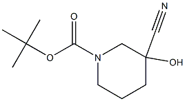 tert-butyl 3-cyano-3-hydroxypiperidine-1-carboxylate