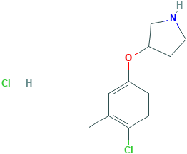 3-(4-Chloro-3-methylphenoxy)pyrrolidine hydrochloride
