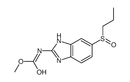 methyl N-(6-propylsulfinyl-1H-benzimidazol-2-yl)carbamate