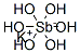 potassium antimony(+3) cation hexahydroxide