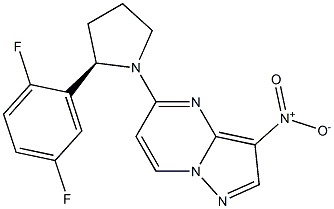 (R)-5-(2-(2,5-Difluorophenyl)-1-pyrrolidinyl)-3-nitropyrazolo[1,5-a]pyrimidine