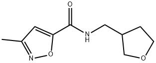 3-methyl-N-[(oxolan-3-yl)methyl]-1,2-oxazole-5-carboxamide