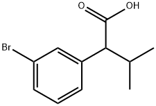 Benzeneacetic acid, 3-bromo-α-(1-methylethyl)-