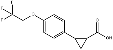 2-[4-(2,2,2-trifluoroethoxy)phenyl]cyclopropanecarboxylic acid