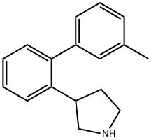 (±)-3-(3'-methyl-biphenyl-2-yl)-pyrrolidine