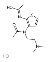 N-(2-(Acetylamino)-3-thienyl)-N-(2-(dimethylamino)ethyl)acetamide hydrochloride