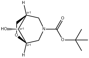 (1S,5S,8S)-REL-8-羟基-6-氧杂-3-氮杂双环[3.2.1]辛烷-3-羧酸叔丁酯