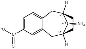 6,9-Methanobenzocycloocten-11-amine, 5,6,7,8,9,10-hexahydro-2-nitro-, (6R,9S,11S)-rel-