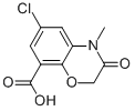 6-chloro-3,4-dihydro-4-methyl-3-oxo-2H-benzo[b][1,4]oxazine-8-carboxylic acid