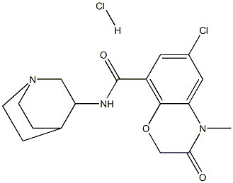 6-chloro-4-methyl-3-oxo-N-quinuclidin-4-yl-1,4-benzoxazine-8-carboxamide