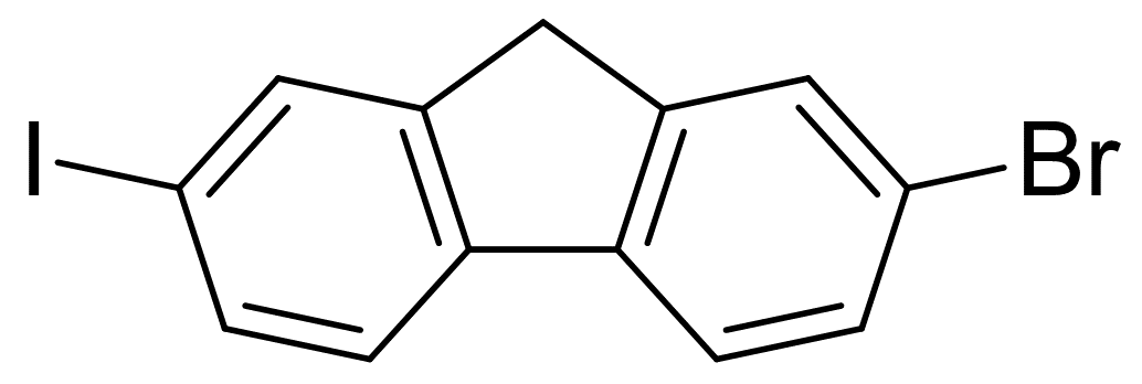 2-Bromo-7-iodo-9H-fluorene, L B656 HHJ EI KE