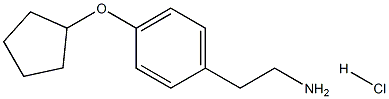 2-[4-(cyclopentyloxy)phenyl]ethan-1-amine hydrochloride