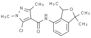 1H-Pyrazole-4-carboxamide, 5-chloro-N-(1,3-dihydro-1,1,3-trimethyl-4-isobenzofuranyl)-1,3-dimethyl-