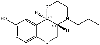 3,4,4a,10b-tetrahydro-4-propyl-2h,5h-(1)benzopyrano(4,3-b)-1,4-oxazin-9-ol