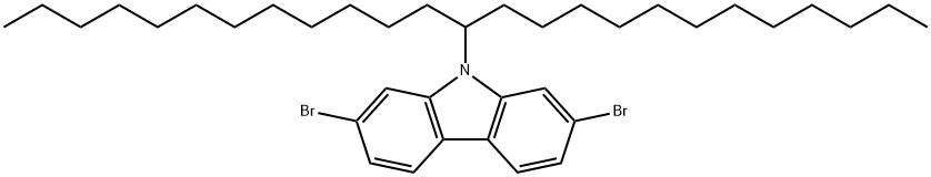 9H-咔唑,2,7-二溴-9-(1-十二烷基十三烷基)-