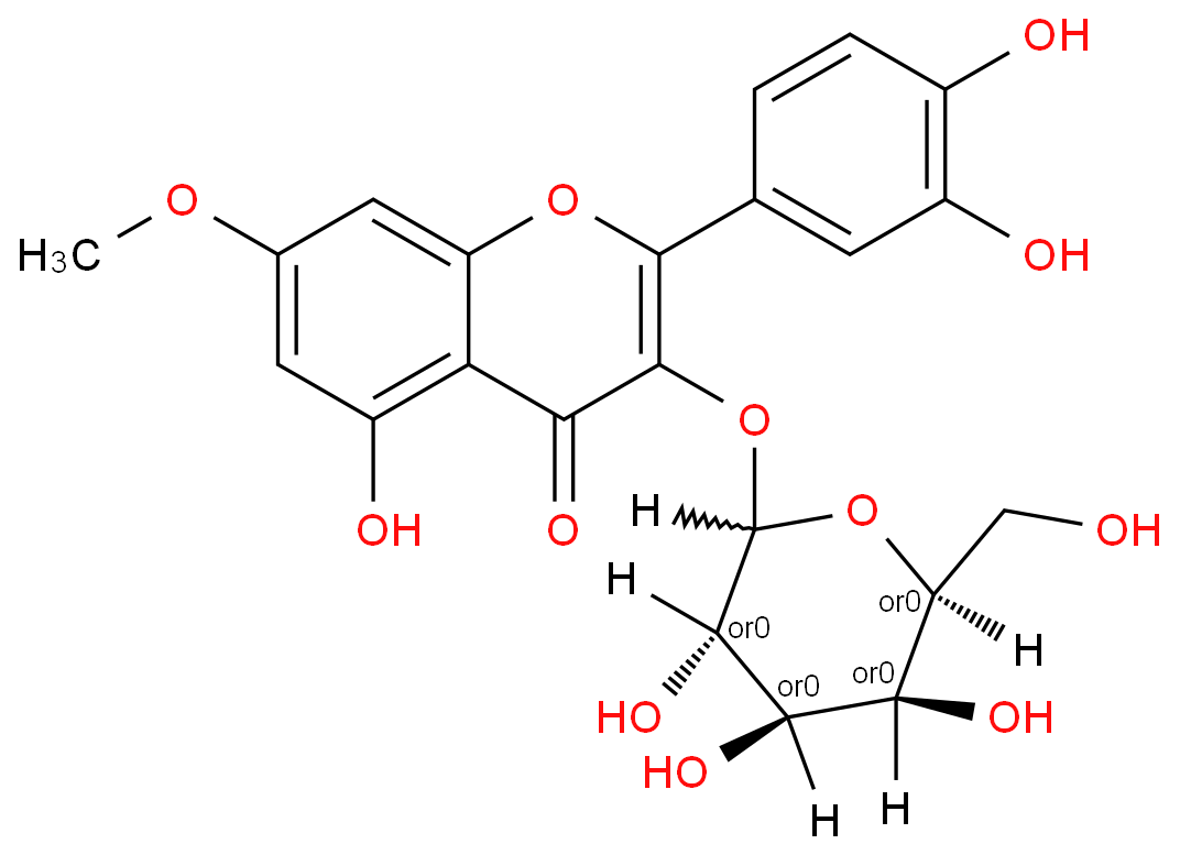 3-O-beta-D-Galactopyranoside-3,3',4',5-Tetrahydroxy-7-methoxyflavone