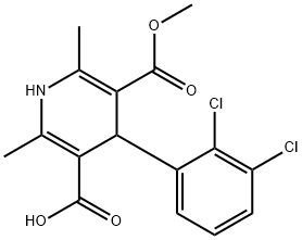 1,4-Dihydro-2,6-dimethyl-4-(2',3'-dichlorophenyl)-5-carboxy methyl-3-pyridinecarboxylic acid