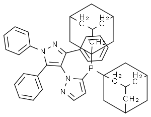 5-(Di(adamantan-1-yl)phosphino)-1',3',5'-triphenyl-1'H-1,4'-bipyrazole