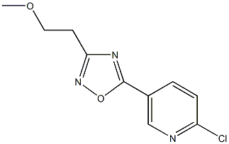 2-Chloro-5-[3-(2-methoxyethyl)-1,2,4-oxadiazol-5-yl]pyridine