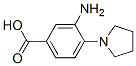 Benzoic acid, 3-amino-4-(1-pyrrolidinyl)- (9CI)