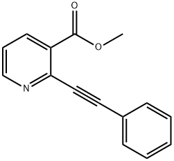 3-Pyridinecarboxylic acid, 2-(2-phenylethynyl)-, methyl ester
