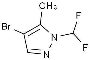 4-bromo-1-(difluoromethyl)-5-methyl-1H-pyrazole(SALTDATA: FREE)