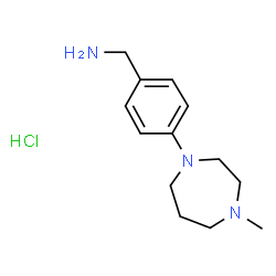 BENZENEMETHANAMINE, 4-(HEXAHYDRO-4-METHYL-1H-1,4-DIAZEPIN-1-YL)-, HYDROCHLORIDE (1:1)