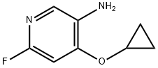 3-Pyridinamine, 4-(cyclopropyloxy)-6-fluoro-