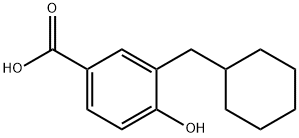 Benzoic acid, 3-(cyclohexylmethyl)-4-hydroxy-