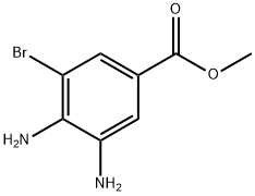 3-Bromo-5-(methoxycarbonyl)benzene-1,2-diamine