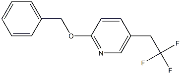 2-(benzyloxy)-5-(2,2,2-trifluoroethyl)pyridine
