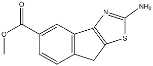 8H-Indeno[1,2-d]thiazole-5-carboxylic acid, 2-aMino-, Methyl ester