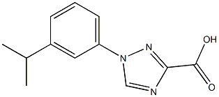 1-(3-isopropylphenyl)-1H-1,2,4-triazole-3-carboxylic acid