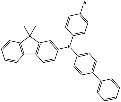 N-(4-联苯基)-N-(4-溴苯基)-(9,9-二甲基芴基)胺