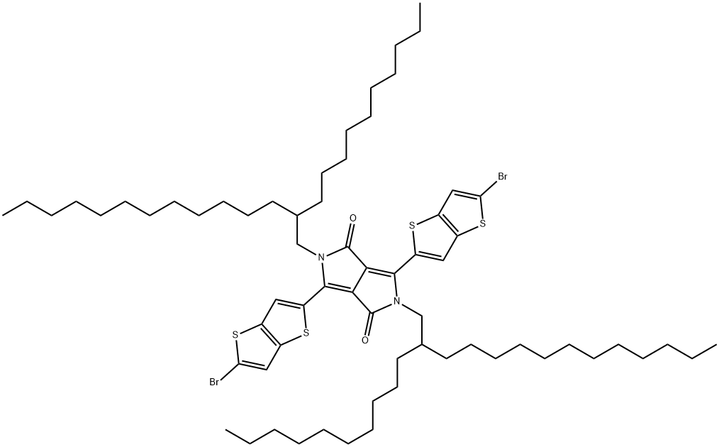 Pyrrolo[3,4-c]pyrrole-1,4-dione, 3,6-bis(5-bromothieno[3,2-b]thien-2-yl)-2,5-bis(2-decyltetradecyl)-2,5-dihydro-