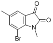 7-溴-1,5-二甲基-1H-吲哚-2,3-二酮