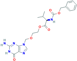 N-Carboxybenzyl D-Valacyclovir