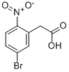 Benzeneacetic acid, 5-broMo-2-nitro-
