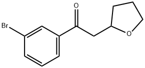 1-(3-bromophenyl)-2-(tetrahydrofuran-2-yl)ethanone