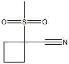 1-(methylsulfonyl)cyclobutanecarbonitrile