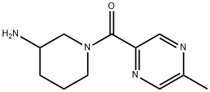 Methanone, (3-amino-1-piperidinyl)(5-methyl-2-pyrazinyl)-