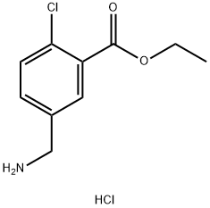 Ethyl 5-(aminomethyl)-2-chlorobenzoate HCl