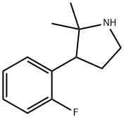 3-(2-fluorophenyl)-2,2-dimethylpyrrolidine