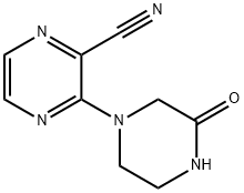 2-Pyrazinecarbonitrile, 3-(3-oxo-1-piperazinyl)-