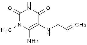 6-氨基-1-甲基-5(丙氨基)尿嘧啶